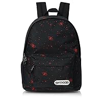 Cosmo Space Backpack, A4 Storage, PC Storage, Large Capacity, Total Pattern, 4.9 gal (19 L), 3.9 gal (10 L), Red