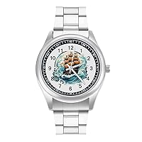 Pirate Ship Watch Fashion Simple Wrist Watch Analog Quartz Unisex Watch for Father