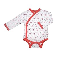 Babysoy Organic Printed Kimono Bodysuit