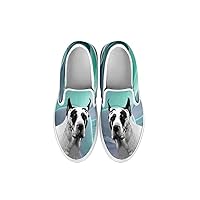 Kid's Slip Ons-All Dog Print Slip-Ons Shoes for Kids (Choose Your Breed)