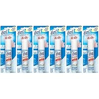 Lysol Disinfectant Spray to Go, Crisp Linen, 1 Ounce (Pack of 6)