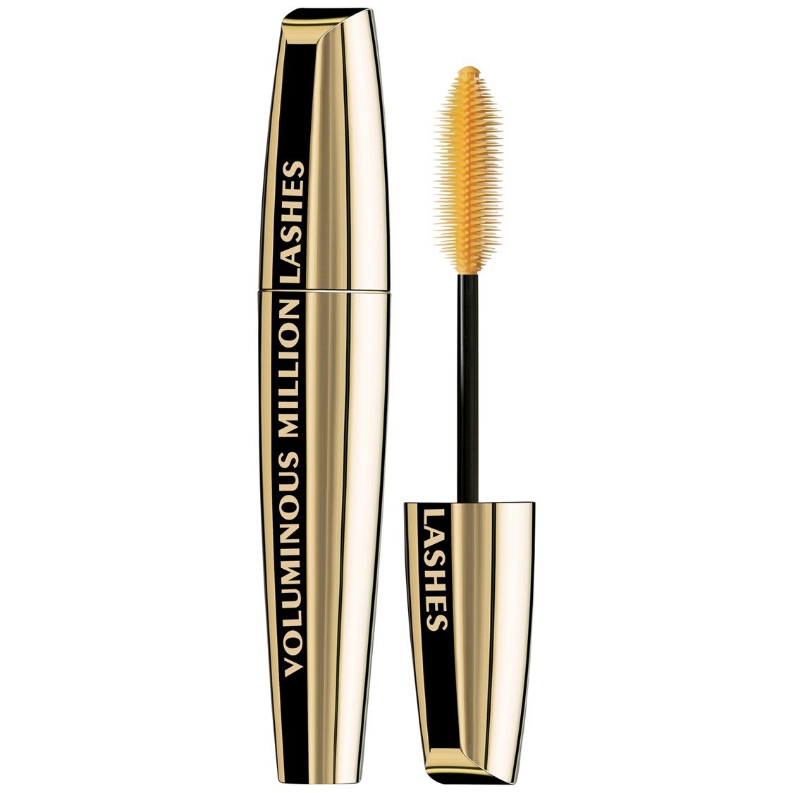 L’Oréal Paris Makeup Voluminous Million Lashes Volumizing, Defining, Smudge-Proof, Clump-Free Lengthening, Collagen Infused Eye Makeup Formula, Amplifying Mascara Brush, Black Brown, 0.3 fl; oz.