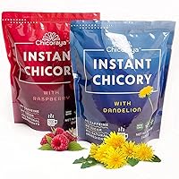 Instant Chicory Coffee by CHICORAYA (2-Pack, 28.2 oz) - Best for Decaf and Diet - Keto & Vegan Beverage Blend - Coffeine-Free Cofee Substitute Alternative - Roasted Root Powder, No Sugar