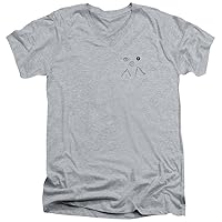 Mens Twin Peaks T-Shirt Donut Slim Fit V-neck Shirt
