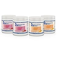 L-ARGININE PRO | L-arginine Supplement Powder | 5,500mg of L-arginine Plus 1,100mg L-Citrulline (Raspberry & Orange, 4 Jars)