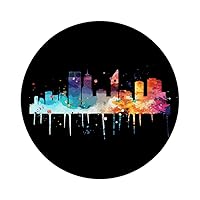 50 Pieces Australia Perth Skyline Sticker Graphic Visitor Souvenir Vinyl Stickers City Scenery Skyscrapers Waterproof Sticker Labels Sticker Packs for Laptop Water Bottle Stickers 4inch
