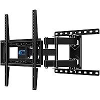 HOME VISION TV Wall Mount for 26-65 inch LED LCD OLED 4K TV up to 132lbs, TV Mount Full Motion Swivel Tilt with Articulating Dual Arms TV Bracket Max VESA 400x400mm, Fits 12/16 inch Wood Stud