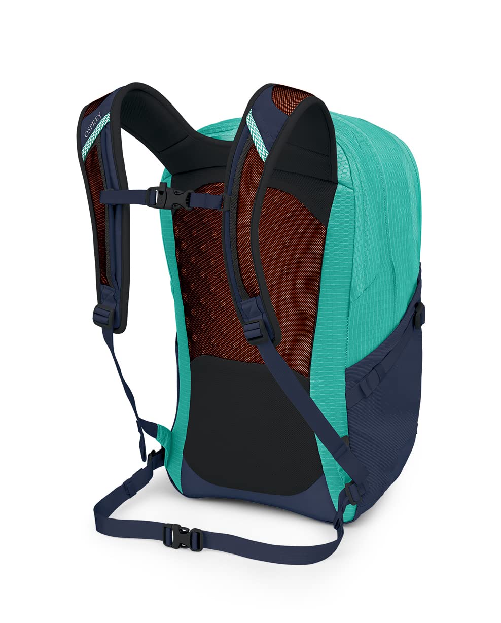 Osprey Comet 30 Laptop Backpack, Reverie Green/Cetacean Blue