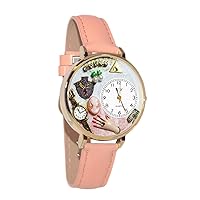 Whimsical Gifts Women's Fashionista 3D Watch Collection | Gold or Silver Finish Large | Unique Fun Novelty | Handmade in USA