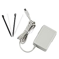 DSi Charger Kit, AC Power Adapter Charger Cable Cord and Stylus Pen for Nintendo DSi, Wall Travel Charger Power Cord Charging Cable