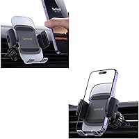 Lamicall Car Vent Phone Mount and 1s Release Phone Mount for Car