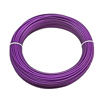 14 AWG Gauge Insulated Stranded Copper THHN/THWN-2 Building Wire - 600 Volts Residential, Commercial, Industrial UL Listed (10 Feet, Purple)