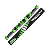 Elite Massage Roller Stick Targets Sore, Tight Leg Muscles to Prevent Cramps and Release Tension. It's Sturdy, Lightweight, Smooth Rolling and Thankfully This Lifesaver has Comfortable Handles.Green