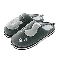New cute cotton slippers female winter indoor non-slip home cartoon couple thick-soled household warm cotton slippers