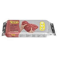Jovi Air Dry Modeling Clay, 2.2 lb. Terracotta, Non-staining, Perfect for Arts and Crafts Projects