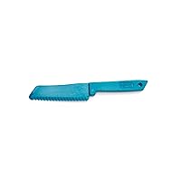 Fox Run Bakeware Buddy Knife, food grade safe plastic kitchen knife,1 x 8 x 0.5, Blue, 4-Inch Blade