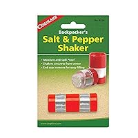 Coghlan's Backpacker's Salt and Pepper Shaker,Red/ Silver