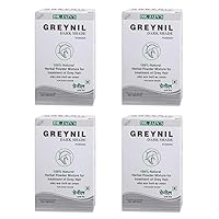 Greynil Dark Shade Herbal Hair Colour Treatment - 100g (Set of 4)