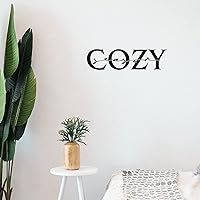 Halloween Wall Decal,Cozy Season Wall Stickers 12 Inch Removable DIY Wall Art Decor Inspirational Quote Wall Decal Stickers Mural for Office Bedroom Bar Wall Home Decor