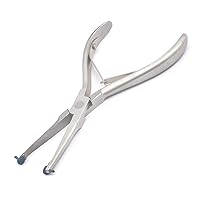 Crown Remover Gripper Plier Staright with Replaceable Silicion Tips Dental Instruments A+ Quality