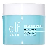 e.l.f. SKIN Holy Hydration! Face Cream, Moisturizer For Nourishing & Plumping Skin, Infused With Hyaluronic Acid, Vegan & Cruelty-Free, 1.8 Oz