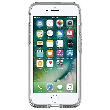 OtterBox SYMMETRY CLEAR SERIES Case for iPhone 8 / 7 (ONLY) - Retail Packaging - CLEAR (CLEAR/CLEAR)