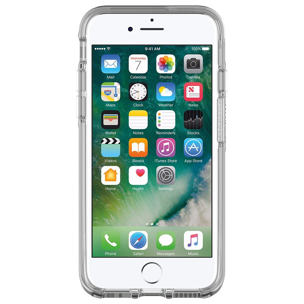 OtterBox SYMMETRY CLEAR SERIES Case for iPhone 8 / 7 (ONLY) - Retail Packaging - CLEAR (CLEAR/CLEAR)