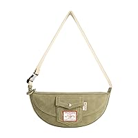 True Religion Women's Shoulder Bag Purse, Faux Suede Medium Hobo Handbag with Adjustable Strap, Olive