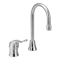 Moen 8137 Commercial M-Dura Single-Handle Multi-Purpose Faucet with Spout 2.2 gpm, Chrome