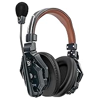 Hollyland Solidcom C1 Pro Wireless Stereo Remote Headset ENC Full Duplex 1100ft Team Communication with PTT Mute Headset for Church Drone TV Film Production（Double-Ear Version）…