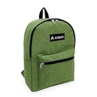 Everest Unisex-Adult's Basic Denim Backpack, Olive, One Size