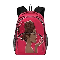 ALAZA American Woman in Love African Teens Elementary School Bag Casual Daypack Book Bags Travel Knapsack Bags