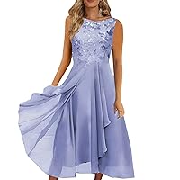 2024 Spring Elegant Lace Patchwork Party Dress,Wedding Guest Dresses for Women,Irregular Hem Trendy Short Sleeve Formal Dress