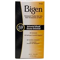 Bigen Permanent Powder Hair Color 59 Oriental Black 1 ea (Pack of 10)