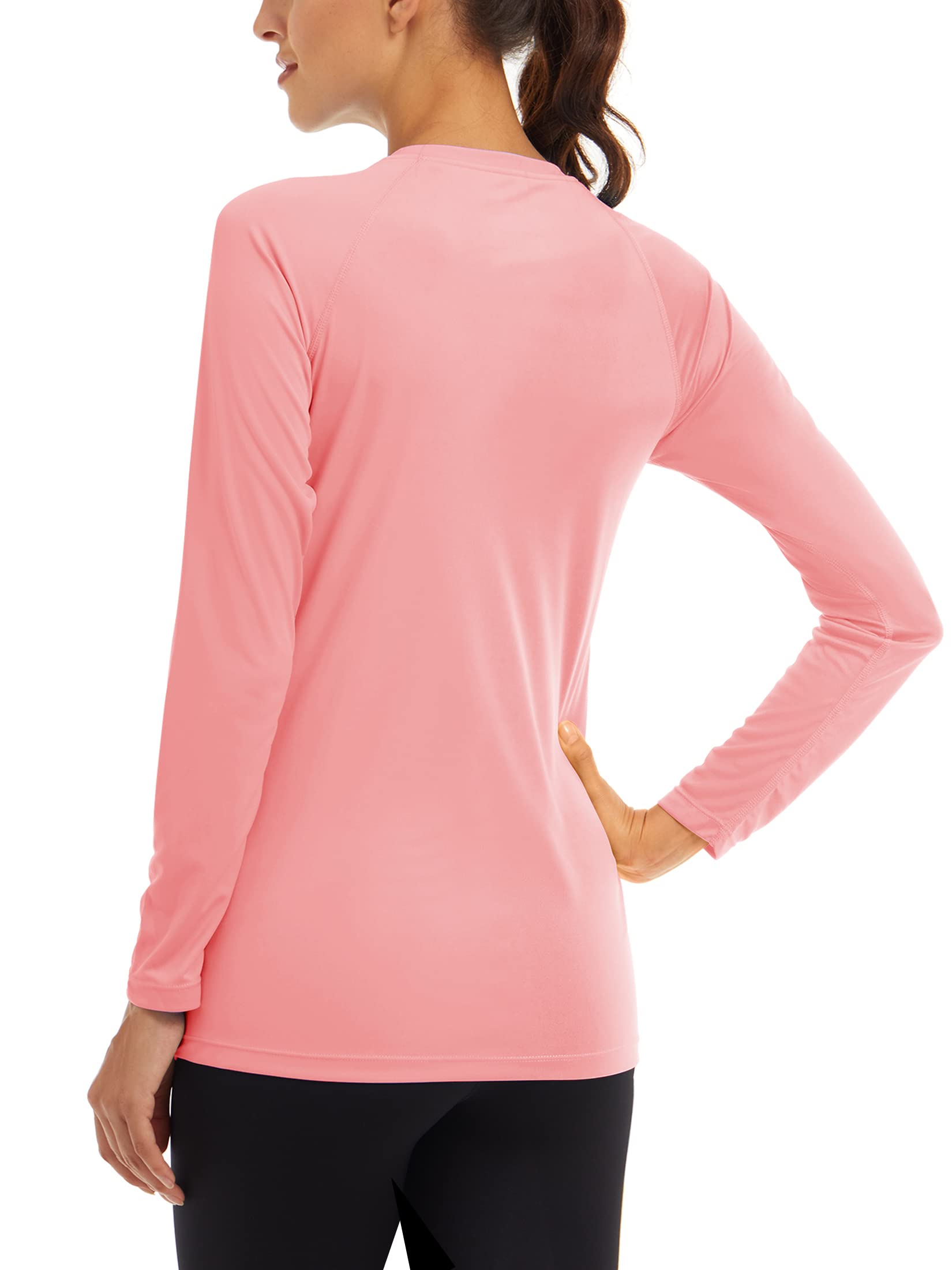 TACVASEN Women's Sun Protection Shirt UPF 50+ Long Sleeve Hiking Running Sport Workout Rash Guards Tops