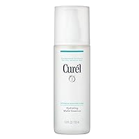 Curel Japan Skin Care Hydrating Water Essence Toner, Water Based Face Moisturizer for Dry Skin, Serum for Face, 5 oz