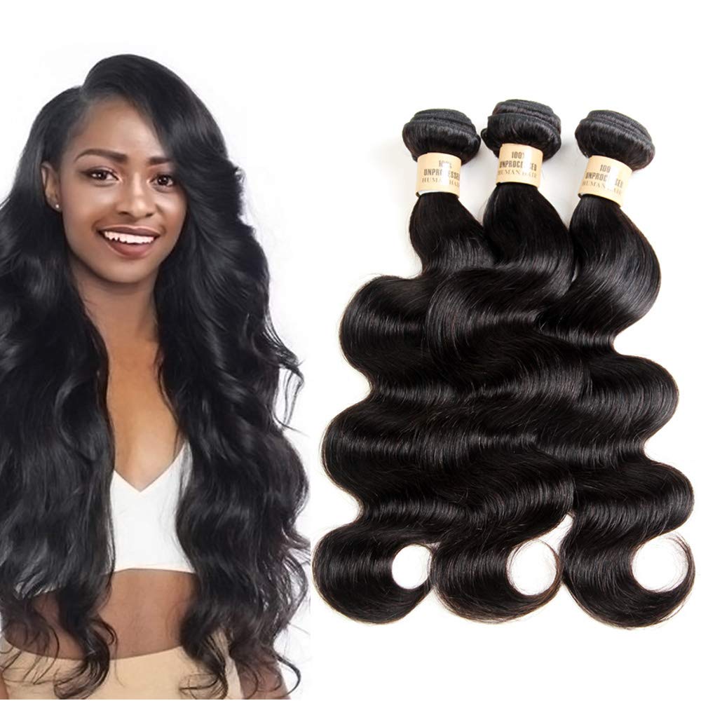 Mua VIOLET Brazilian Body Wave Virgin Hair 3 Bundles 100% Unprocessed  Extensions Body Weave Hair Bundles Natural Black Color (10 12 14 Inch) trên  Amazon Mỹ chính hãng 2023 | Fado