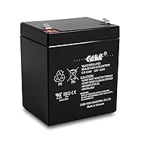Casil Inovel Power Genuine CA1240 12v 4ah SLA Rechargeable Alarm Battery for ADI Ademco 467, ADT 804302 12v 4.5ah, DSC Security Panel, Power Patrol for SLA1056, Vista 20P ADT, Replacement Battery