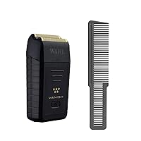 Wahl Professional 5 Star Vanish Shaver & Wahl Professional Large Styling Dark Grey Comb Bundle