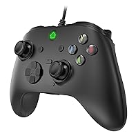 Ceozon Wired Controller for PC/ Ps3/ TV-box/Android Devices, Joystick for Game with Dual Vibration Motion Sense Turbo, Macro Programming, Trigger Buttons, with 8.2 ft USB Cable (Black)