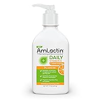 Daily Vitamin C Lotion - 7.9 oz Body Lotion with 7% Lactic Acid - Skin-Brightening Exfoliator and Moisturizer for Dry Skin