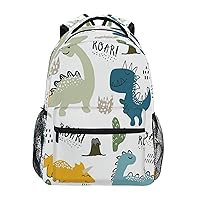 MNSRUU Kids Cartoon Backpack for Boys Girls Elementary School Bag Dinosaur Bookbag