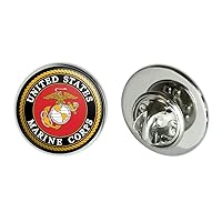 Marines USMC Emblem Black Yellow Red Officially Licensed Metal 0.75