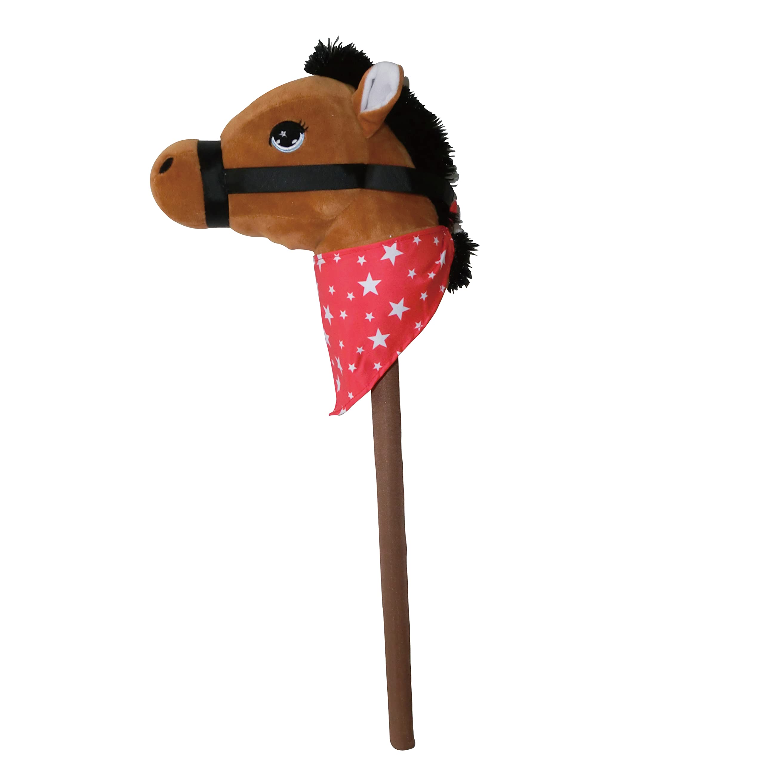 PonyLand Brown Horse Stick with Sound