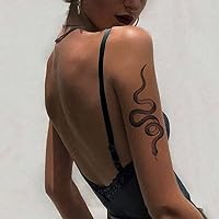 Large Temporary Tattoos Women Temporary Neck Tattoos Temporary Realistic Flower Chest Tattoo for Adults (Temporary Tattoos Sticker 15)