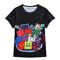 Kids Boys Graphic Outfits Short Sleeve Cosplay Costume