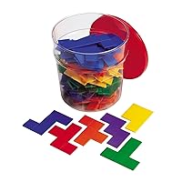Rainbow Premier Pentominoes - 72 Pieces, Ages 6+ Early Geometry Skills & Concepts, Classroom and Homeschool Supplies