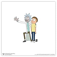 Gallery Pops Cartoon Network Rick and Morty - Kneeling Together Wall Art Wall Poster, 12