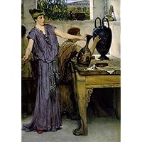 7 Wall Art pottery painting Romantic Sir Lawrence Alma Tadema Paintings in Oil - Famous Room Decor -02, 50-$2000 Hand Painted by Art Academies' Teachers