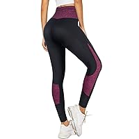 Women Sauna Sweat Leggings High Waist Slimming Pants Tummy Control Neoprene Compression Workout Tights with Pocket